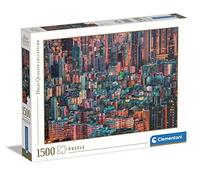 Clementoni - Puzzle Adulto 1500 Piezas Edificios The Hive, Hong Kong - Desde 14 años (31692)