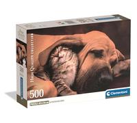 Clementoni - Puzzle Adulto 500 Piezas Collection Cuddles Compact Box, 35583