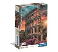 Clementoni - Puzzle Adulto 500 Piezas Collection Flavian Amphitheatre Compact Box, 35588