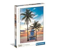 Clementoni - Puzzle Adulto 500 Piezas Collection Miami Beach, Florida Puzzle Adulto, 35568
