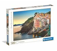 Clementoni - Puzzle Adulto 500 Piezas Collection Riomaggiore Coast Puzzle Adulto, 35570
