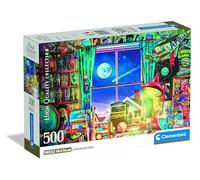Clementoni - Puzzle Adulto 500 Piezas Collection To The Moon Compact Box, 35590