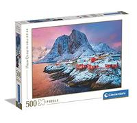 Clementoni - Puzzle Adulto 500 Piezas Pueblo HAMNØY - Desde 14 años (35144)