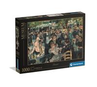 CLEMENTONI Puzzle Arte Renoir "El Baile del Moulin de la Galette" 1000 Piezas 98x33 cm - Colección Museum
