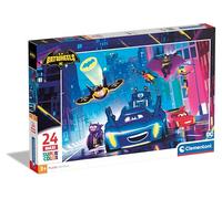 Clementoni- Batwheels Supercolor Puzzle Infantil De 24 Maxi Piezas, para Niños 3-5 Años, Desarrolla La Concentraciòn Mentàl Y La Logica, 28522, Multicolor