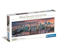 Clementoni Puzzle Across The River Thames – 1000 piezas panorama para adultos, multicolor 39837