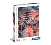 Clementoni Puzzle Collection Evening In Kyoto - Puzzle De 500 Piezas para Adultos, Rompecabezas Adultos, Entretenimento, 35525
