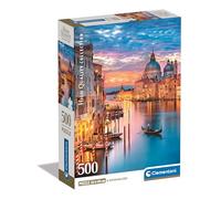 Clementoni Collection Lighting Venice-Puzzle De 500 Piezas, Rompecabezas Adultos, Entretenimento, 35542, Multicolor