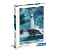 Clementoni Collection Lightouse In The Storm-Puzzle De 1000 Piezas, Rompecabezas Adultos, Entretenimento, 39828, Multicolor