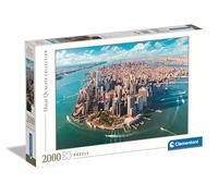 Clementoni Puzzle Collection Lower Manhattan, New York City - Puzzle De 2000 Piezas para Adultos, Rompecabezas Adultos, Entretenimento, 32080