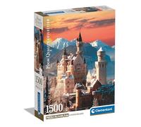 Clementoni Collection Neuschwanstein-Puzzle De 1500 Piezas Relajante, Rompecabezas Adultos, Entretenimento, 31716, Color