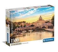 Clementoni Puzzle Collection Rome - Puzzle De 1500 Piezas para Adultos, Rompecabeza Ciudad Italia,na Relajante, Rompecabezas Adultos, Entretenimento, 31717