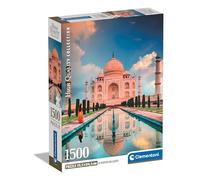Clementoni Puzzle Collection Taj Mahal - Puzzle De 1500 Piezas para Adultos, Rompecabeza Monumento Relajante, Rompecabezas Adultos, Entretenimento, 31718