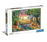 Clementoni Puzzle Collection The African Gathering - Puzzle De 2000 Piezas para Adultos, Rompecabezas Adultos, Entretenimento, 32081