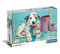 Clementoni Collection The Funny Dalmatian-Puzzle De 500 Piezas, Rompecabezas Adultos, Entretenimento, 35545, Multicolor