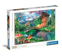 Clementoni Puzzle Collection The Old Shoe House - Puzzle De 500 Piezas para Adultos, Rompecabezas Adultos, Entretenimento, 35522