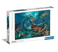 Clementoni Puzzle Collection The Underwater Battle - Puzzle De 3000 Piezas para Adultos, Rompecabezas Adultos, Entretenimento, 33023