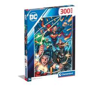 Clementoni Puzzle infantil Supercolor DC Comics 21725 — 300 piezas, 9-11 años