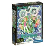 Clementoni - Rick & Morty - Puzzle 1000 Piezas para Adultos, Arte de la Serie Animada, Imágenes de Alta Definición, Materiales Sostenibles, 70 X 50 cm, 39788