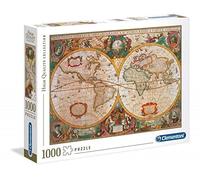 Clementoni - Puzzle de 1000 piezas, High Quality, diseño Mapa Antiguo (312290), 10+