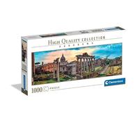 Clementoni - Puzzle de 1000 Piezas para Adultos y niños, Formato panorámico, ilustración Twilight Over The Eternal Empire, Idea Regalo, Fabricado en Italia, 98 x 33 cm, 37114