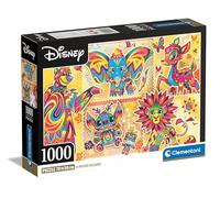 Clementoni - Puzzle de 1000 Piezas + póster de los clásicos Disney