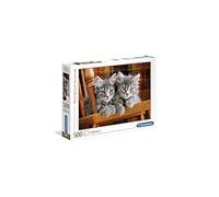 Clementoni – Puzzle adulto 500 piezas – Diseño Gatitos – Alta calidad