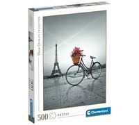 Clementoni - Puzzle de 500 Piezas, diseño Paseo romantico en Paris (35014.8)