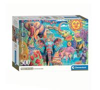 Clementoni Puzzle 500 Piezas Carnaval de los Elefantes Póster Incluido 49x36 cm Fabricado en Italia
