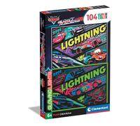 Clementoni- Cars Disney Supercolor Puzzle Infantil De 104 Piezas, para Niños 6-8