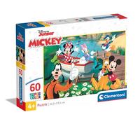 Clementoni Puzzle - Disney Classics - Supercolor Puzzle Infantil De 60 Piezas, para Niños 4-6 Años, Desarrolla La Concentraciòn Mentàl Y La Logica, 26594