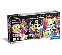 Clementoni Classic Disney Mickey Mouse-Puzzle De 1000 Piezas Panorama, Rompecabezas Adultos, Entretenimento, 39871, Multicolor