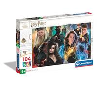 Clementoni Puzzle - Harry Potter - Supercolor Puzzle Infantil De 104 Piezas, para Niños 6-8 Años, Desarrolla La Concentraciòn Mentàl Y La Logica, 25759