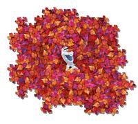 CLEMENTONI- Puzzle Imposible Olaf Disney 1000pzs Rompecabezas Impossible de 1000 Piezas - Frozen 2, Multicolor, One Size (39526)