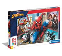 Clementoni - Puzzle infantil 104 Maxi Piezas SpiderMan, puzzle infantil de pieza