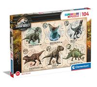 Clementoni - Puzzle Infantil 104 Piezas 104 Piezas Jurassic World - Desde 6 años (27179)