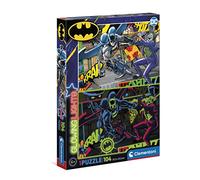 Clementoni - Puzzle Infantil 104 Piezas Fluorescente Batman - Desde 6 años (27175)