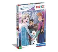 Clementoni - Puzzle Infantil 104 Piezas Frozen- Desde 6 años (25742)