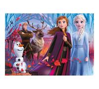 Clementoni - Puzzle infantil 104 piezas Frozen, puzzle infantil Disney a partir