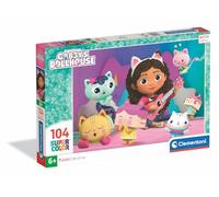 Clementoni - Puzzle Infantil 104 Piezas Gabby'S Dollhouse, Puzzle Infantil Personajes Gabby, 253033