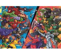 Clementoni - Puzzle Infantil 104 Piezas Marvel Personajes Avengers, 25061