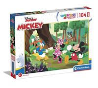 Clementoni- Disney Puzzle Infantil 104 Maxi Piezas Grandes Mickey y Sus Amigos-D