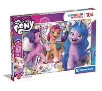 Clementoni - Puzzle Infantil 104 Piezas My Little Pony; Puzzle Infantil Personajes Little Pony, a Partir de 6 años (20345)