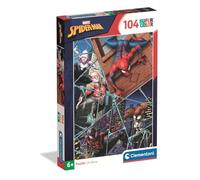 Clementoni - Puzzle Infantil 104 Piezas Spiderclementoni - Puzzle Infantil Personajes Spider Man, 25043