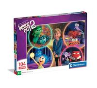 Clementoni - Puzzle Infantil 104 Piezas Super Inside out 2Clementoni - Puzzle Infantil Personajes Inside out, 25066