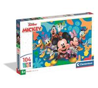 Clementoni - Puzzle Infantil 104 Piezas Walt Disney Mickey and Friends, Puzzle Infantil Personajes Mickey and Friends, 25053