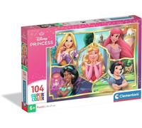 Clementoni - Puzzle Infantil 104 Piezas Walt Disney Princess 2, Puzzle Infantil Walt Disney Princess 2, 25057