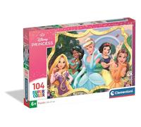 Clementoni - Puzzle Infantil 104 Piezas Walt Disney Princess, Puzzle Infantil Walt Disney Princess, 25058