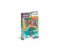 Clementoni - Puzzle Infantil 104 Piezas Walt Disney Stitch, Puzzle Infantil Personajes Stitch Walt Disney, 25042