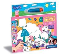 Clementoni - Puzzle Infantil 15 Piezas Peppa Pig, Water Reveal, Puzzle para Pintar con Agua, a Partir de 3 años (22246)